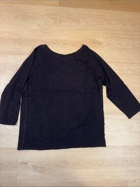 Pact Black Long Sleeve Women’s size Large Top